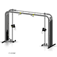 Inflight Fitness FT-CCOMF Cable Crossover with Multi-Functional 84-inch Crossbeam - Front View