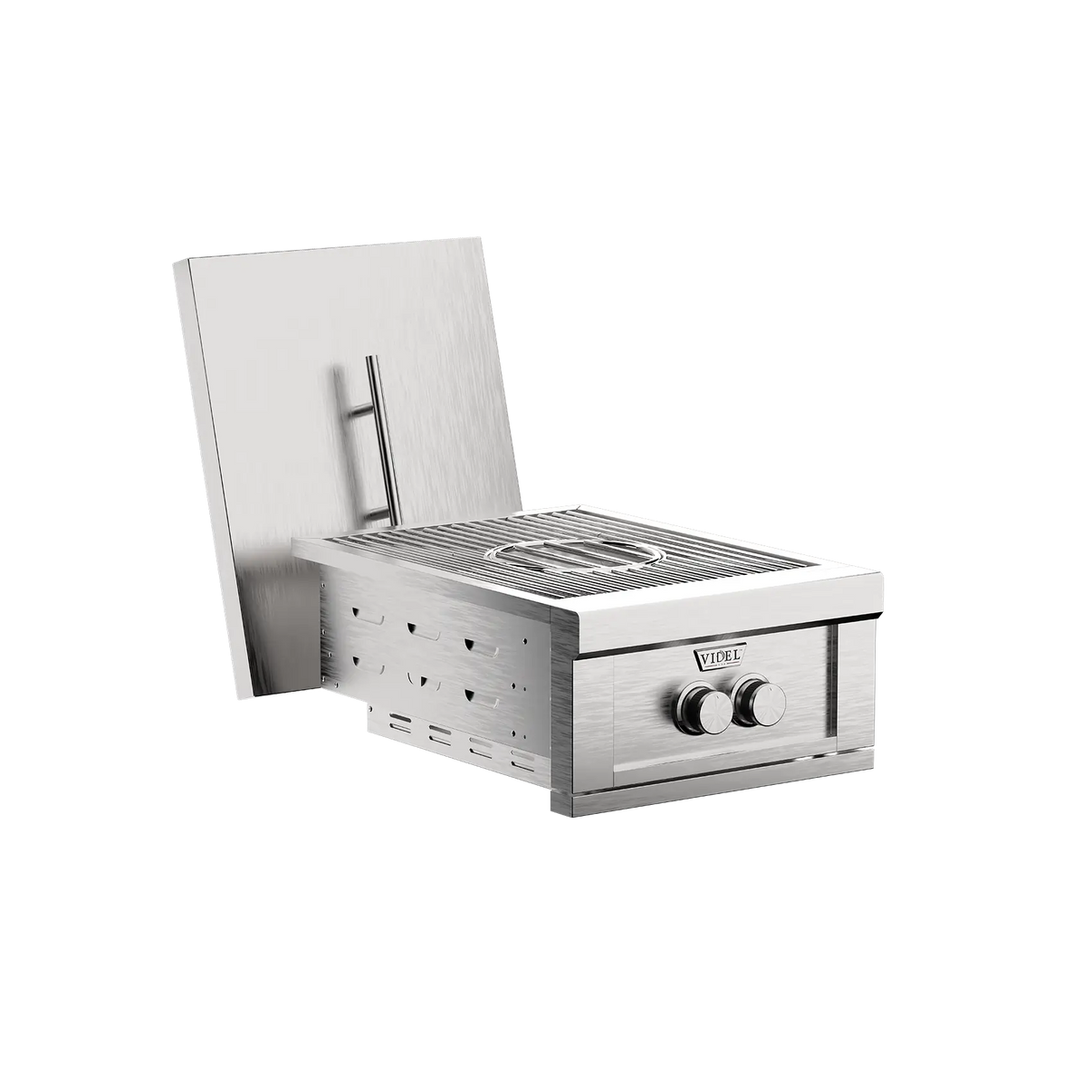Videl Fuego II Power Burner - 50,000 BTU dual burner for outdoor kitchens in 304 stainless steel