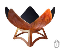 "Fire Flower" Fire Bowl with Hollow Base (Made In USA)