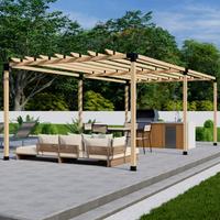DIY Pergola Bracket Kit for a Freestanding Pergola With Roof Rafters