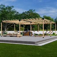DIY Pergola Bracket Kit for a Freestanding Pergola With Roof Rafters
