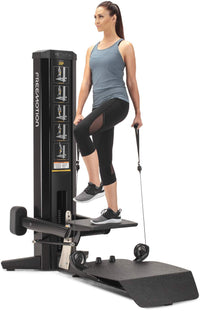 Freemotion GENESIS Step strength machine three-quarter front view