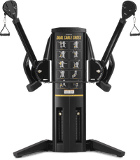 Freemotion Genesis Dual Cable Cross commercial strength training machine, front view