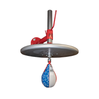 Cleto Reyes Professional Speed Bag Platform with High Precision - Red and Silver Design