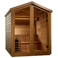 Golden Designs Kaarina 6 Person Barn Outdoor Traditional Sauna