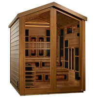 Golden Designs Kaskinen 6 Person Barn Hybrid Outdoor Sauna