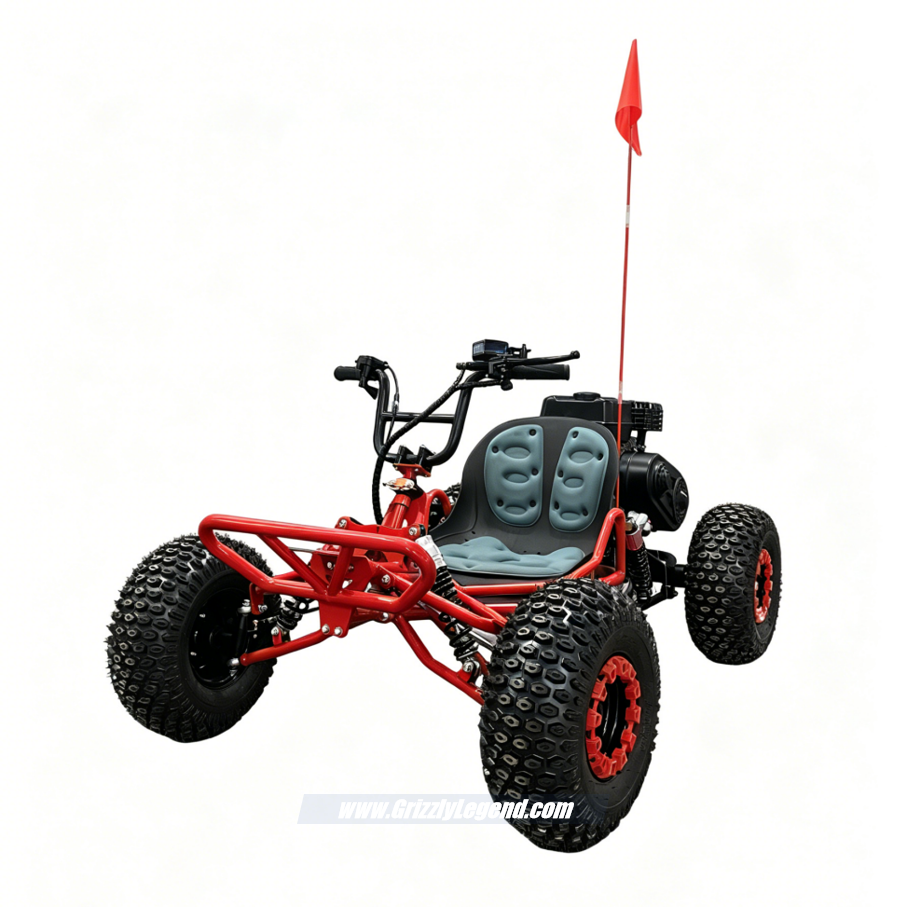 Grizzly Legend GO-212 All Terrain Go-Kart UTV - front three-quarter view