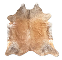 Tobacco Brown & Gray Cowhide Rug