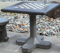 Stone Age Genius Concrete Outdoor Chess Table Freestanding