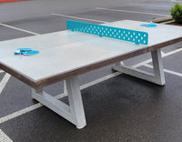 Stone Age Trapezoid Outdoor Concrete Ping Pong Table