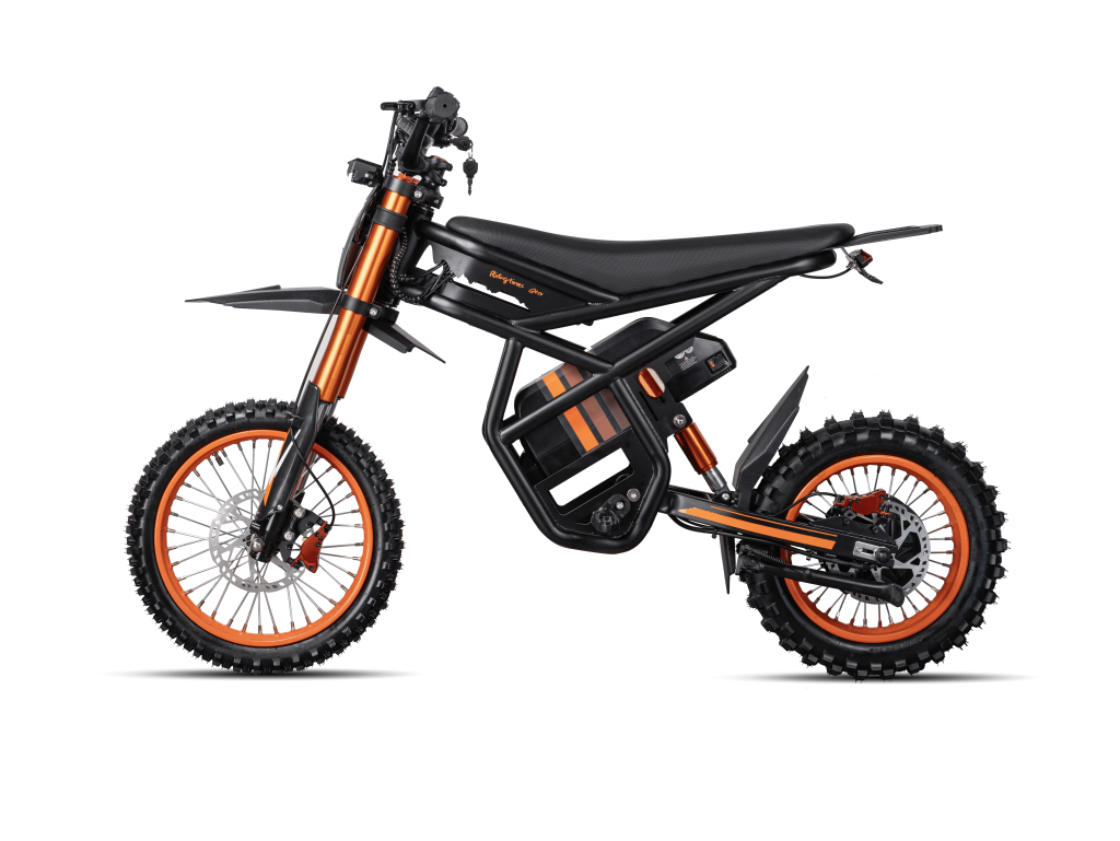 GT54 electric mini motorbike with 2000W motor and off-road knobby tires