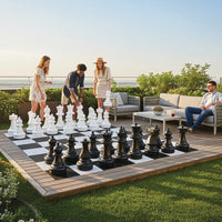 Giant Chess Set and Board 10'x10' - Includes Large Game Board and Chess Pieces