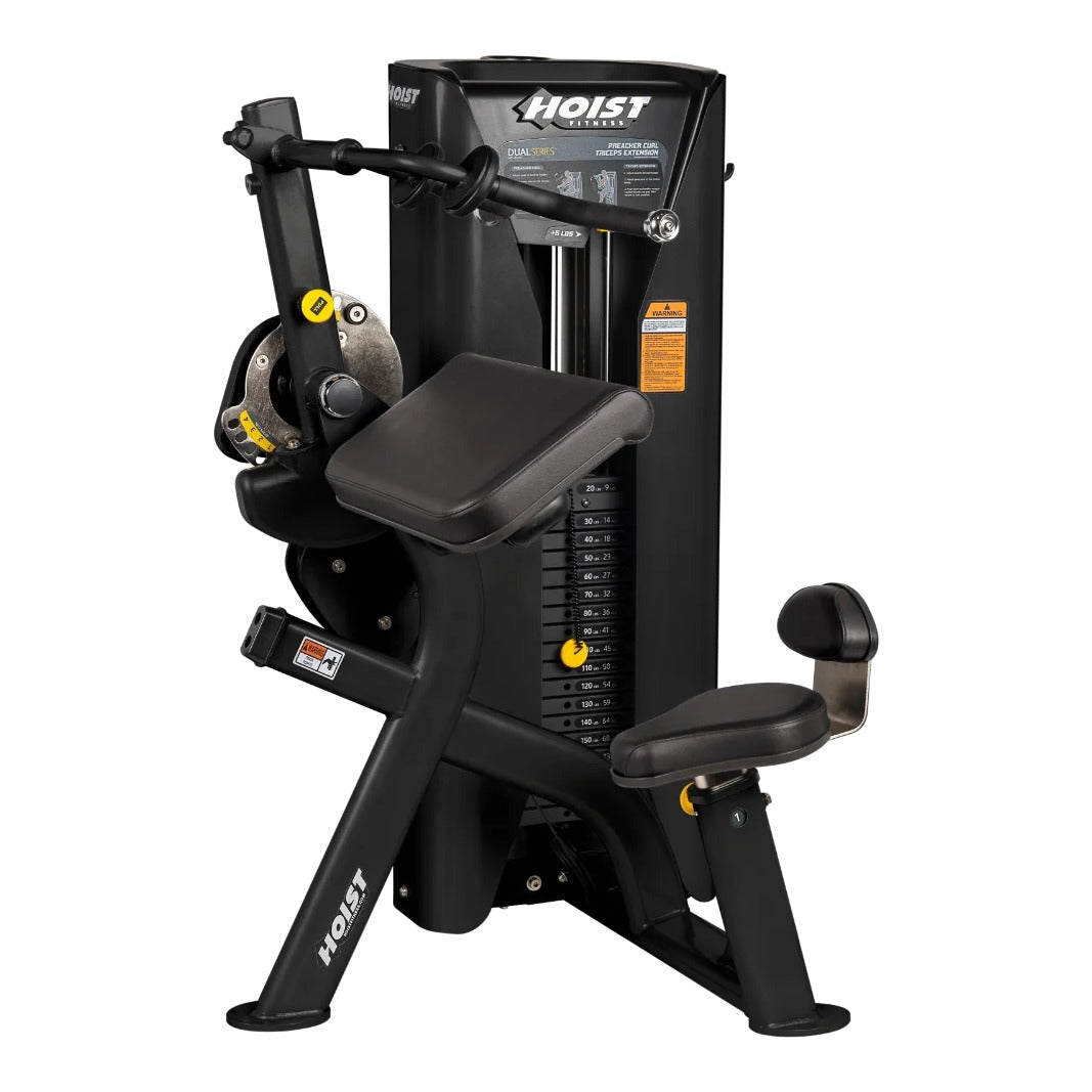 HOIST Fitness HD-3100 Preacher Curl / Triceps Extension Machine