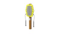 Freenotes Harmony Hive Metallophone inground post mount - beehive design outdoor playground instrument