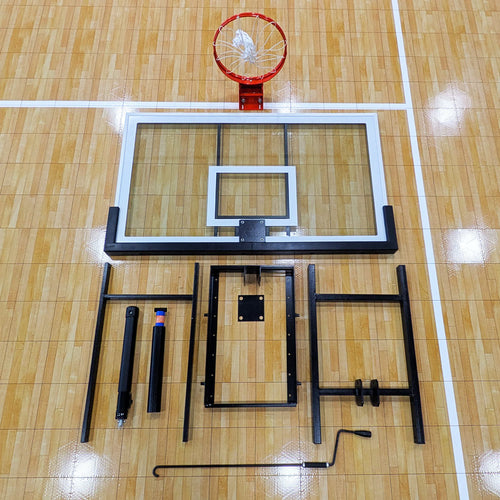 HyperJam wall mount basketball hoop detail view
