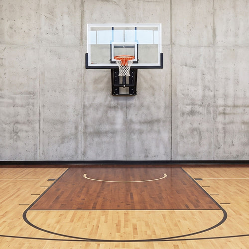 HyperJam wall mount basketball hoop detail view