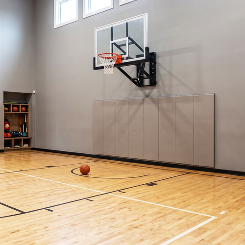 HyperJam wall mount basketball hoop detail view
