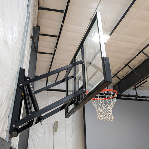 HyperJam wall mount basketball hoop detail view