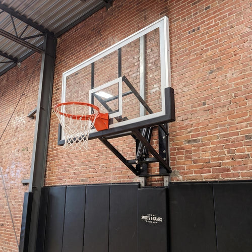 HyperJam wall mount basketball hoop detail view