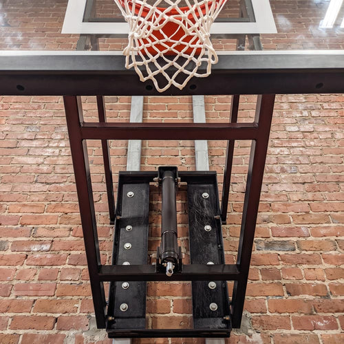 HyperJam wall mount basketball hoop detail view