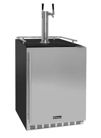 Kegco 24" Dual Faucet Built-ni Kegerator - Indoor