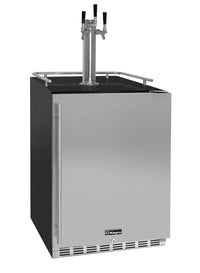 Kegco 24" Triple Faucet Built-in Kegerator - Indoor