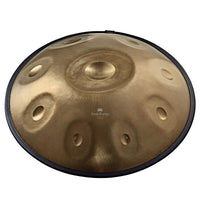 Sensory Handpan, C# Minor, 9 Notes, Vintage Gold