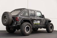 DV8 Offroad Razor Series Fastback Hard Top on Jeep Wrangler JLU - side profile view