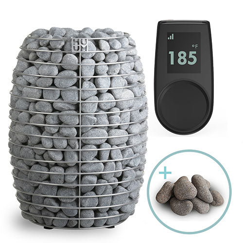 HUUM HIVE Sauna Heater Package with UKU Local Black Control Unit