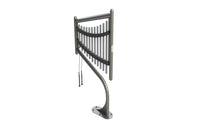 Freenotes Harp outdoor chime instrument with inground surface mount