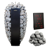 Harvia Spirit Series Sauna Heater Package, 6-9kW Black