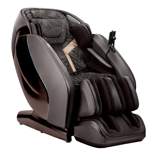 Kyota Hatsumei M900 AI 4D Massage Chair in Dark Brown - Hero Right View