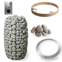 HUUM HIVE Mini 10.6kW Sauna Heater Package for Haljas Single Luxury with UKU Mirror Control