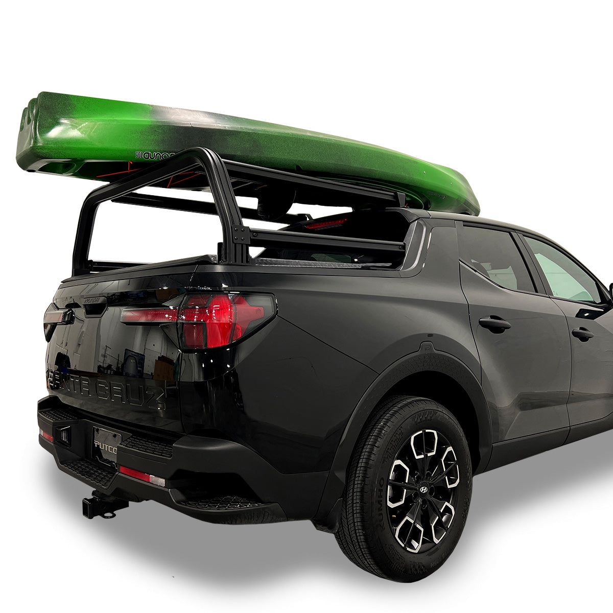 Putco Venture TEC Full Rack System installed on Hyundai Santa Cruz - side profile view