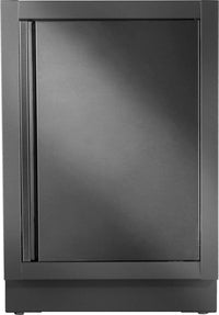 Napoleon OASIS Propane Tank Cabinet with Integrated Heat Protection Shield - Matte Black, front view