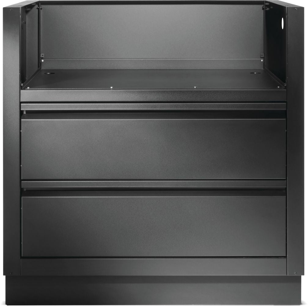 Napoleon OASIS Under Grill Cabinet for 32 inch Built-In Grill in Matte Black - front straight view