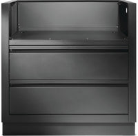 Napoleon OASIS Under Grill Cabinet for 32 inch Built-In Grill in Matte Black - front straight view