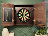 The Pub Dartboard Cabinet Set by True North Woodworking