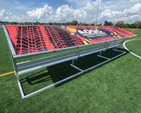PEVO Sports Covered Soccer Team Bench