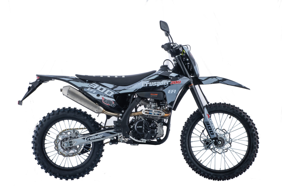 X-PRO Crusader 300 EFI Dirt Bike - rear angle view