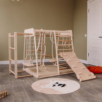 Indoor Jungle Gym by Wood and Hearts