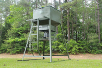 Steel Outdoors 1000 LB Capacity Tall Automatic Spin Feeder