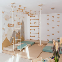 Climbing Wall Playground by Wood and Hearts