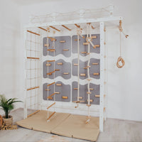 Playground Set with Monkey Bars by Wood and Hearts