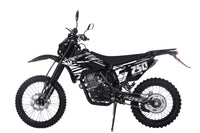 XPro Templar M 250cc Dirt Bike closeup of engine and frame