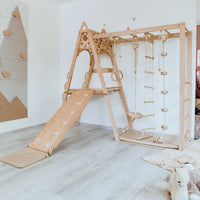 Kid Climbing Structure by Wood and Hearts