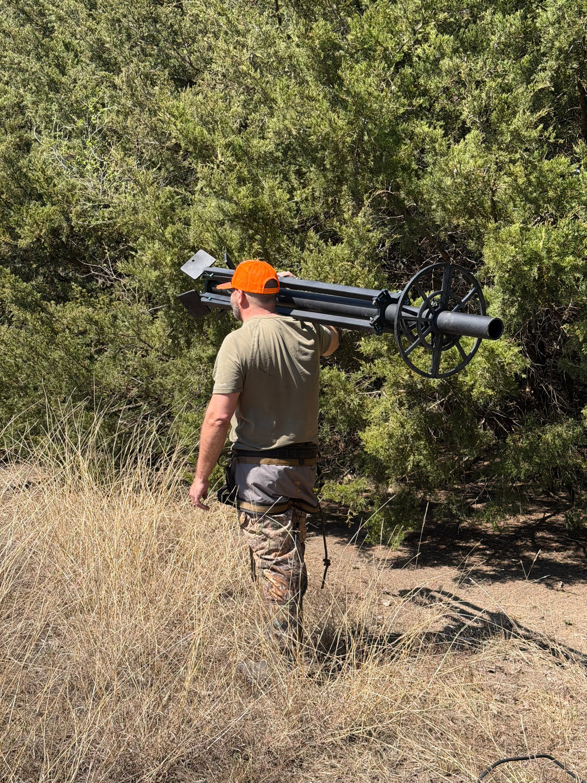 Out On A Limb Pro View Tower modular hunting tower system for bow and rifle saddle hunting - front view