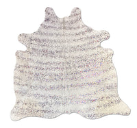 Metallic Iridescent Cowhide Rug