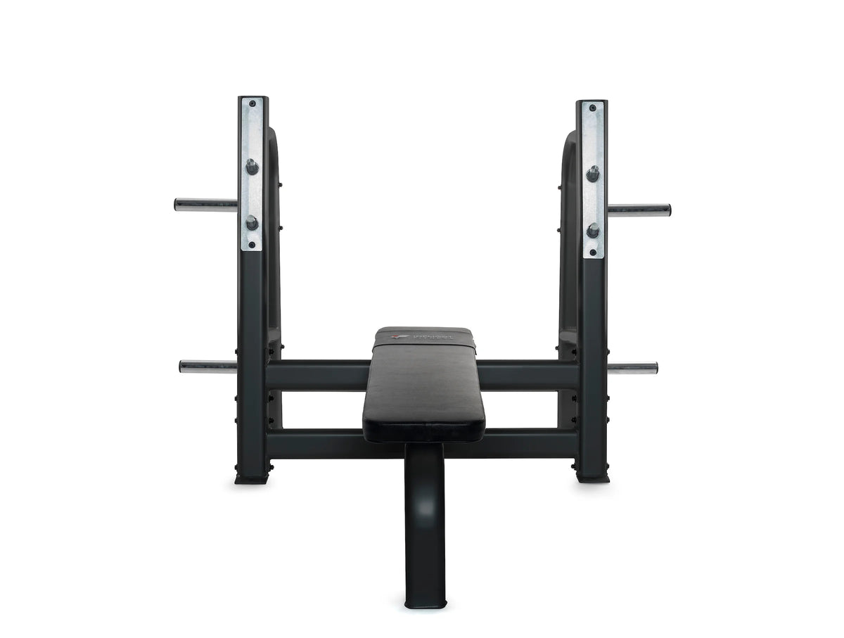 Inflight Fitness 5000 Olympic Weight Bench - front angle view