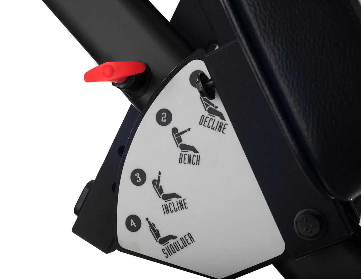 Inflight Fitness Multi Press selectorized upper body machine - full view